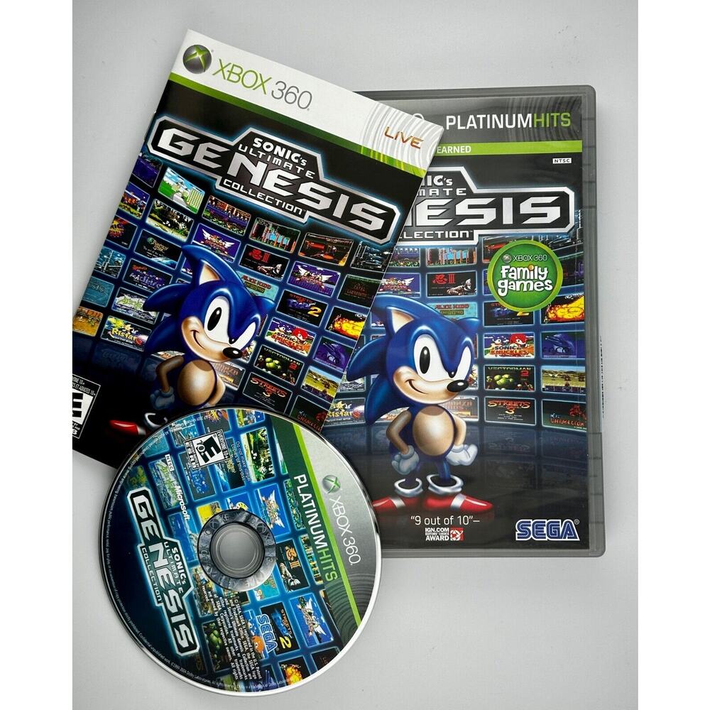 Sonic Ultimate SEGA GENESIS Collection Xbox 360  49 games